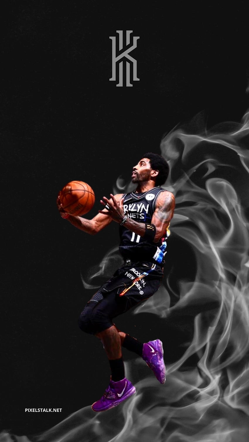 Kyrie Irving, Ball, Basketball HD-Handy-Hintergrundbild