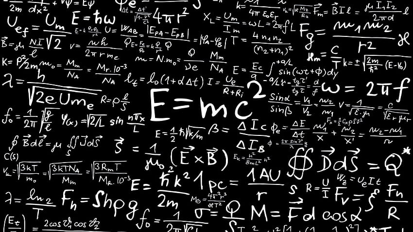 Наука Алберт Айнщайн Формули Математика Физика HD тапет