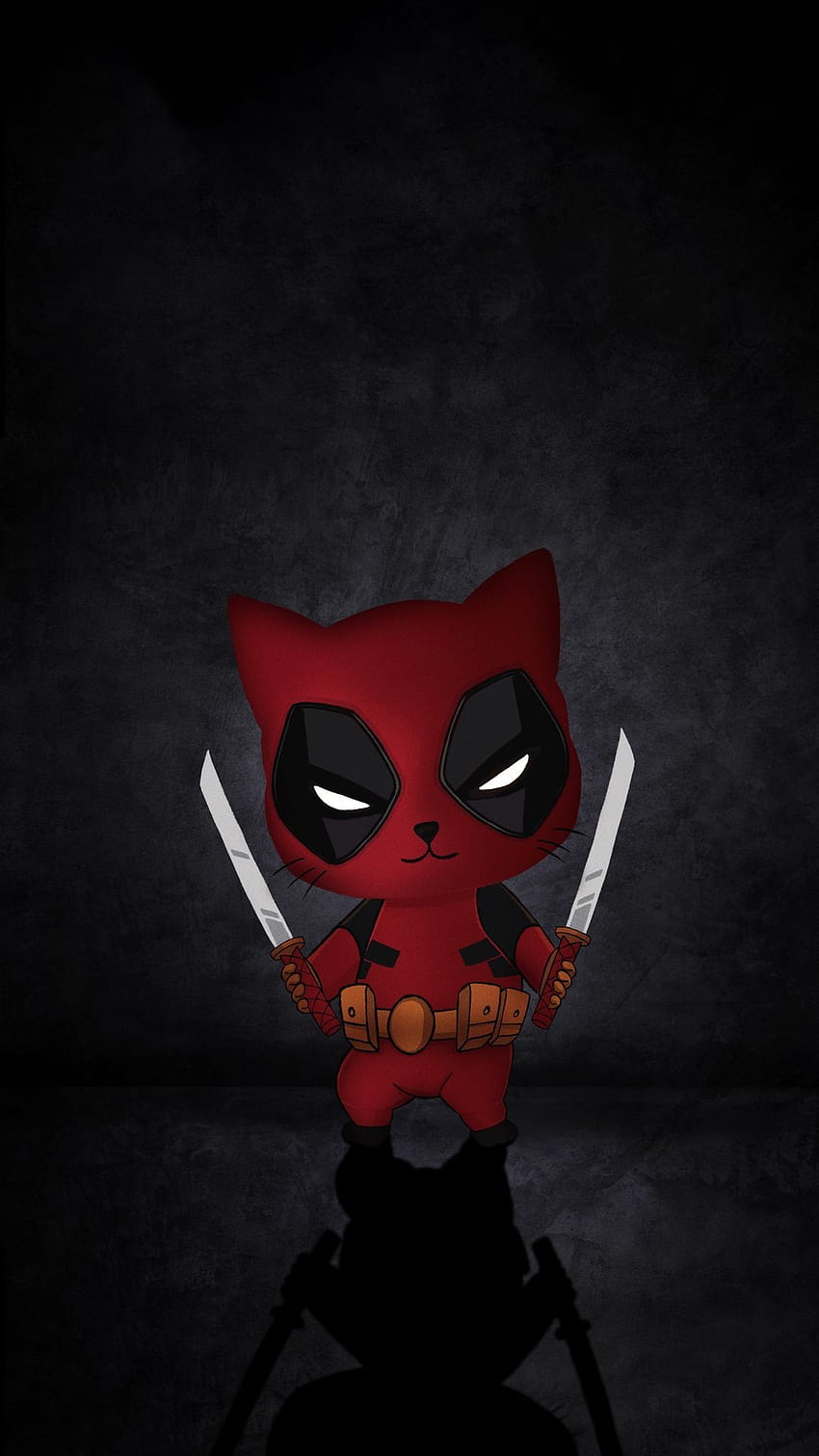 Deadpool, character, humor, swords, hero, animation HD phone wallpaper