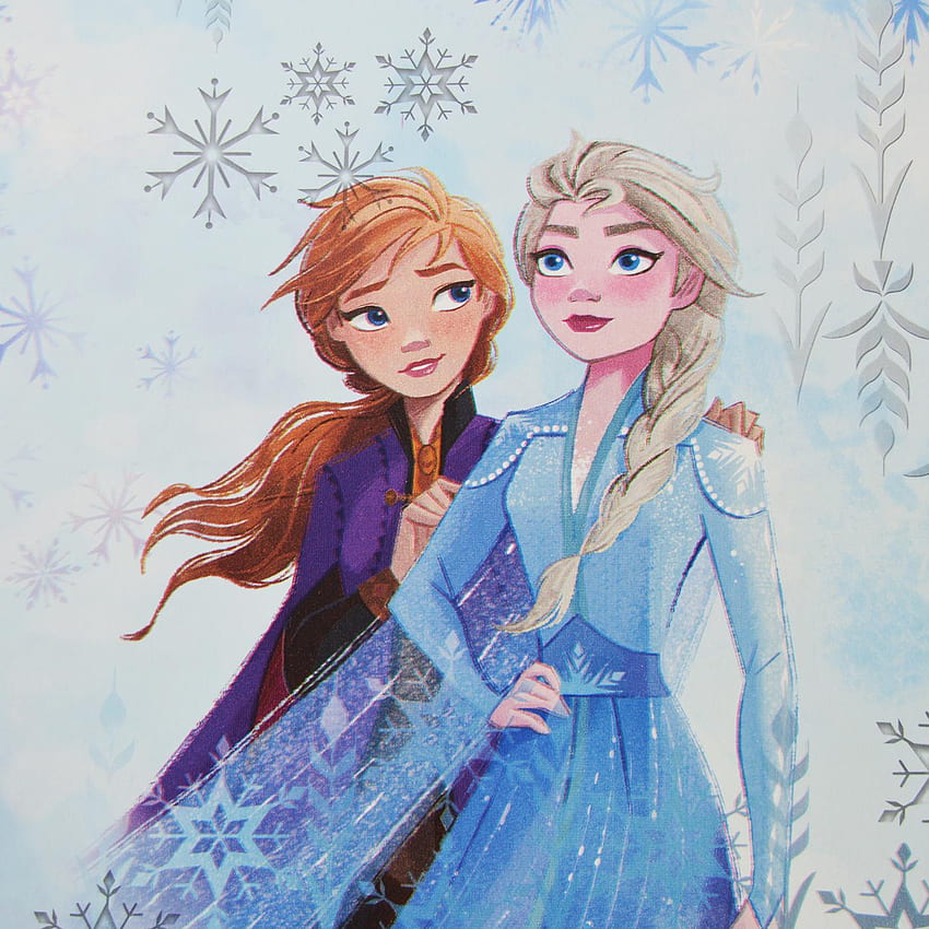 Kids Disney Frozen Anna Elsa Olaf Snow Ice Blue Teal Sven Kristoff HD phone wallpaper