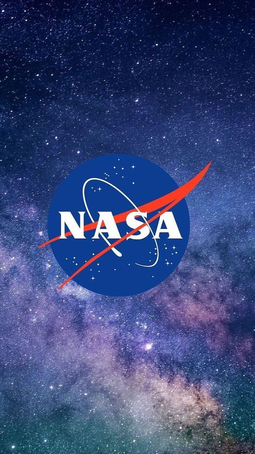 Nasa Logo In The Middle Outer Space Galaxy Sky In Blue Turquoise And Orange Filled With Stars. Nasa , Space, IPhone Nasa, Orange Blue Space HD phone wallpaper