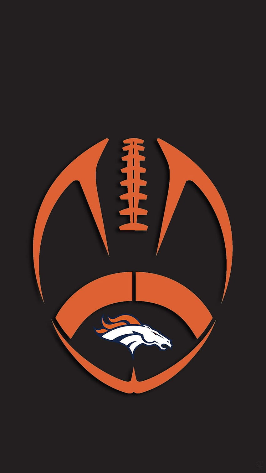 Download Orange Denver Broncos NFL iPhone Wallpaper