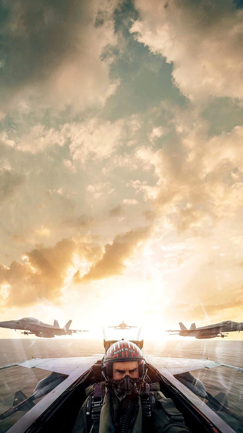 Top Gun, Wolke, Himmel, Flugzeug, f16, Einzelgänger HD-Handy-Hintergrundbild
