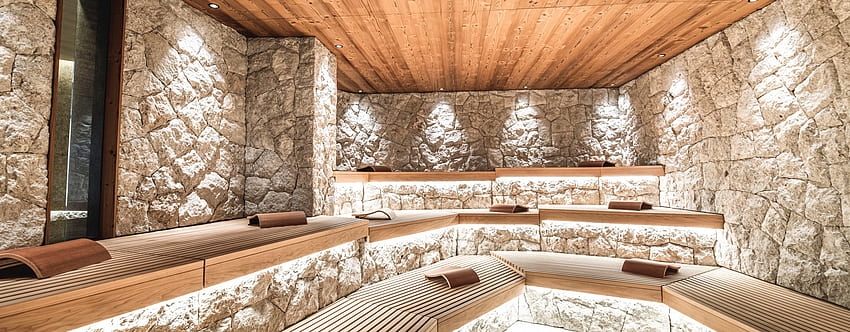 Świat saun tylko dla dorosłych - Hotel Granvara Val Gardena Tapeta HD