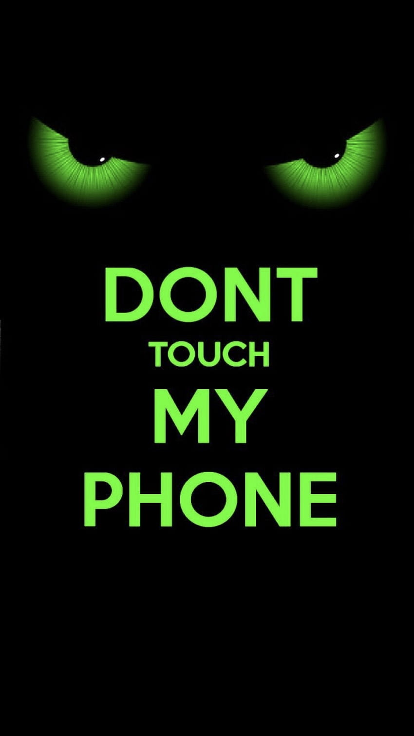 Berühren Sie nicht mein Telefon, Handy, Alarm, schirm HD-Handy-Hintergrundbild