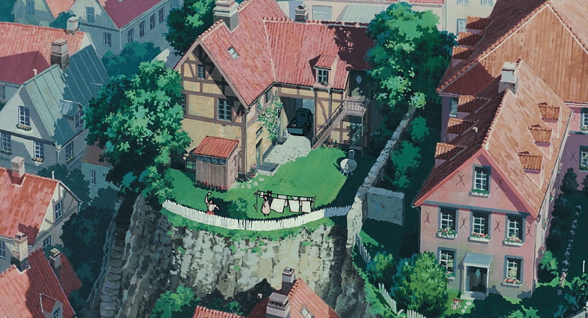 Kiki'nin Teslimat Hizmeti Dökümü (ish), Teslimat Stüdyosu Kiki Ghibli Hizmeti HD duvar kağıdı