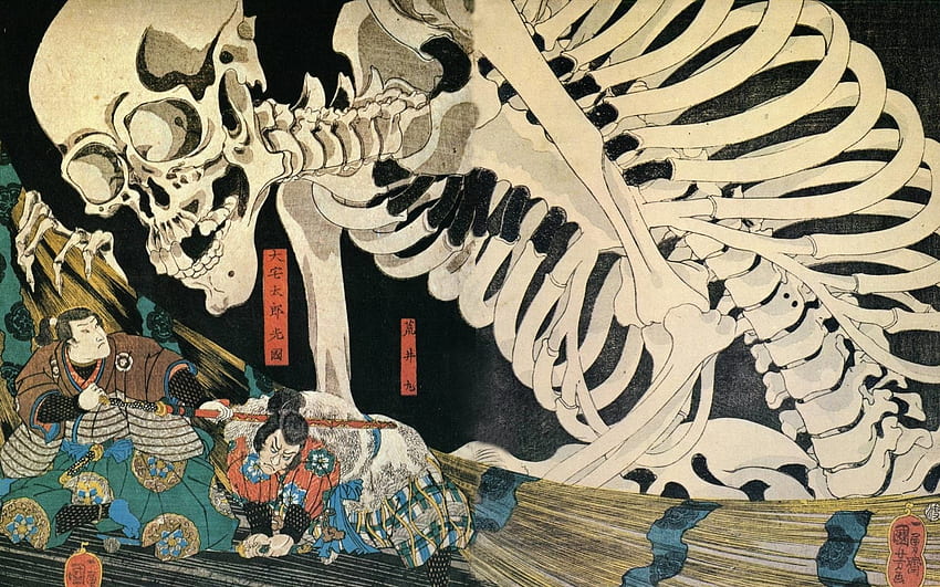 Ukiyo E, Japanese Tiger HD wallpaper