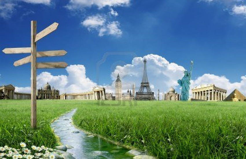 World Background World, Travel Around The World HD wallpaper