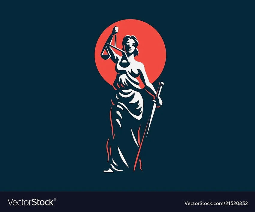 La déesse de la justice themis vecteur sur VectorStock. Déesse de la justice, Illustration, Conception d'illustration Fond d'écran HD