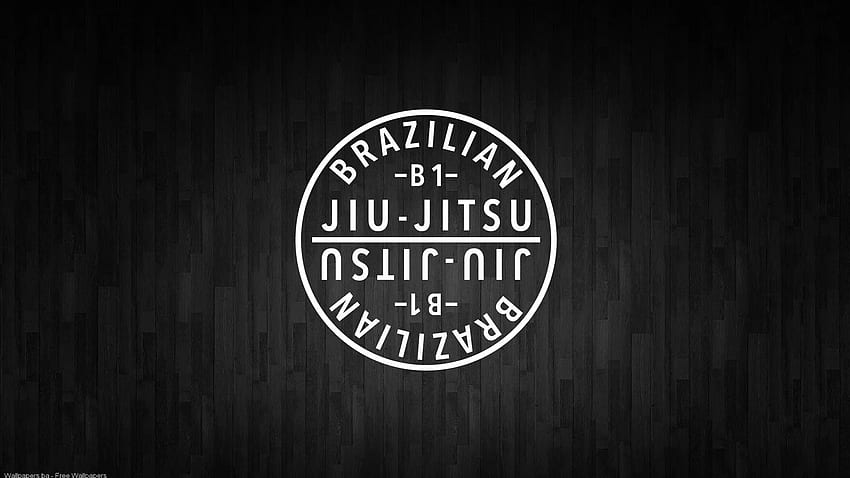B1 INVERTIERT . Brasilianisches Jiu-Jitsu, BJJ HD-Hintergrundbild