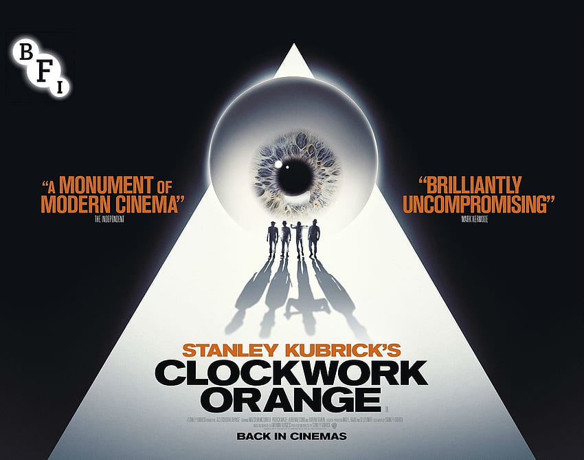 Ein Uhrwerk Orange, Dystopia, Stanley Kubrick, Uhrwerk Orange, Kino HD-Hintergrundbild