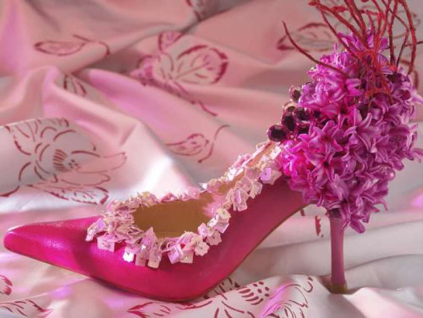 Shoes for caramelie, pink, shoes, hyacintus, fantasy HD wallpaper | Pxfuel