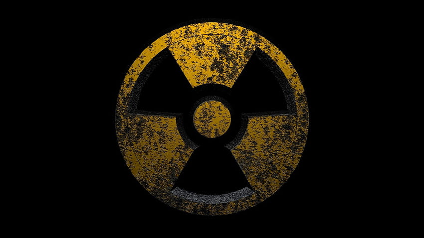 核の背景、核のシンボル 高画質の壁紙