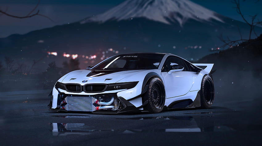Sports, Bmw, Tuning, Cars, Front View, Sports Car, I8 HD wallpaper