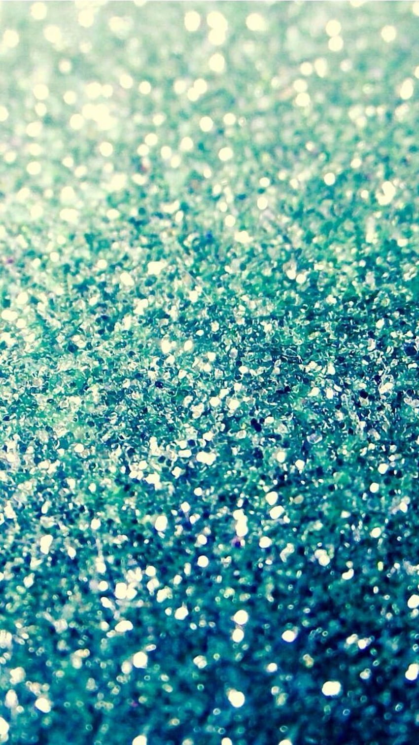 Girly Teal, Coral Sparkle HD phone wallpaper