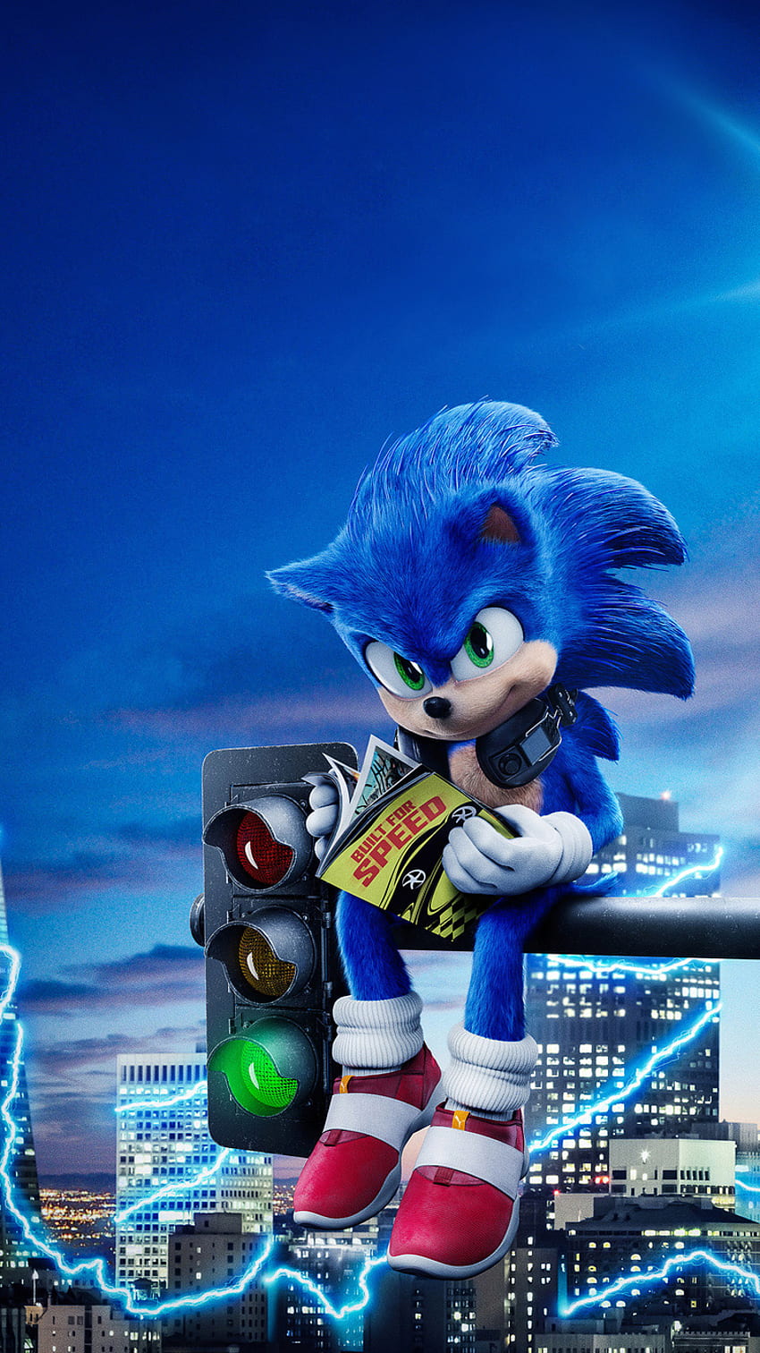 Download Sonic The Hedgehog in Joyful Acceleration Wallpaper  Wallpapers com