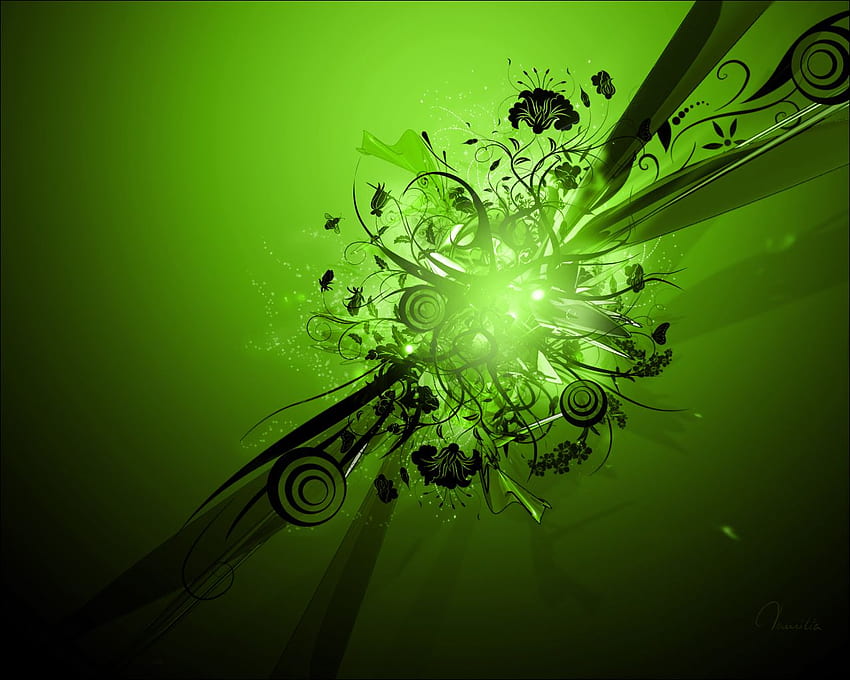 Best Green - Cool Black And Lime Green Background - HD wallpaper