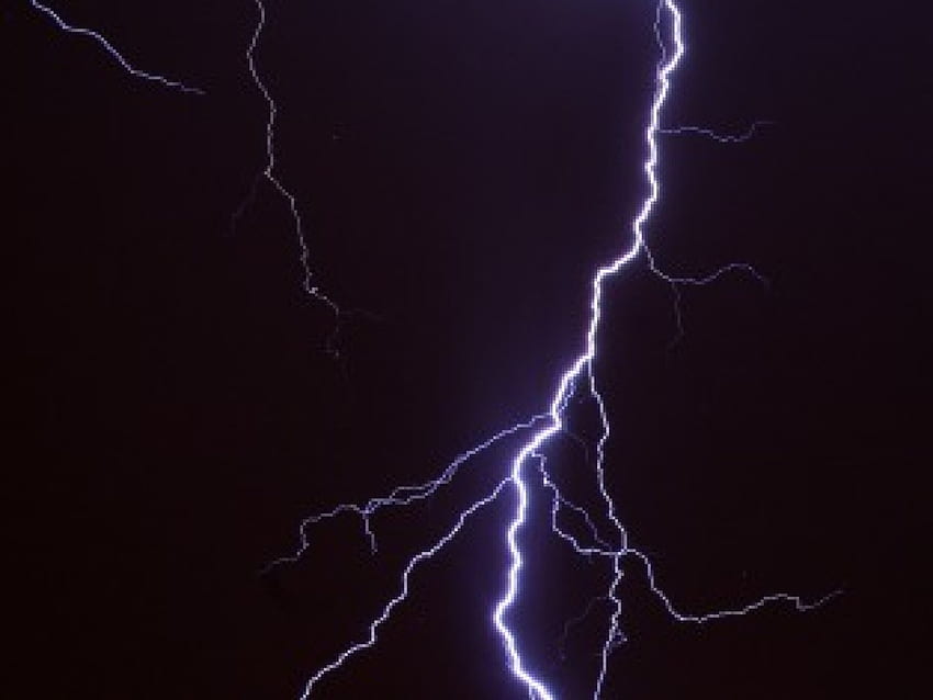 Lightning Strike 2, night, lightning, nature, storm HD wallpaper