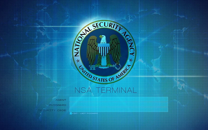 Casilla de inicio de sesión de la Agencia de Seguridad Nacional, logotipo de la NSA fondo de pantalla