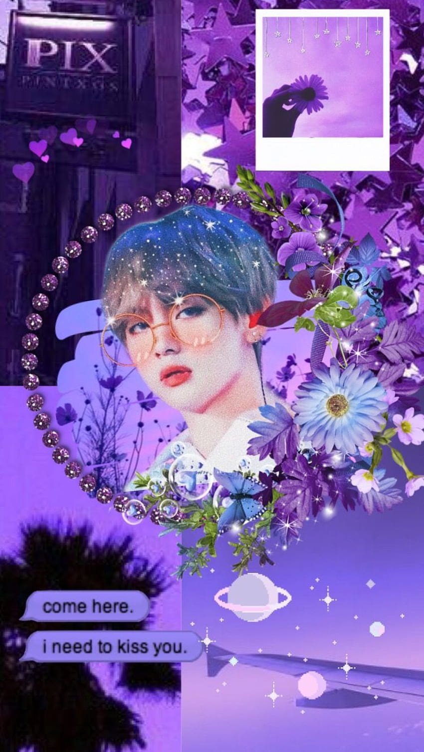 Wallpaper Bts Purple Aesthetic Images Myweb