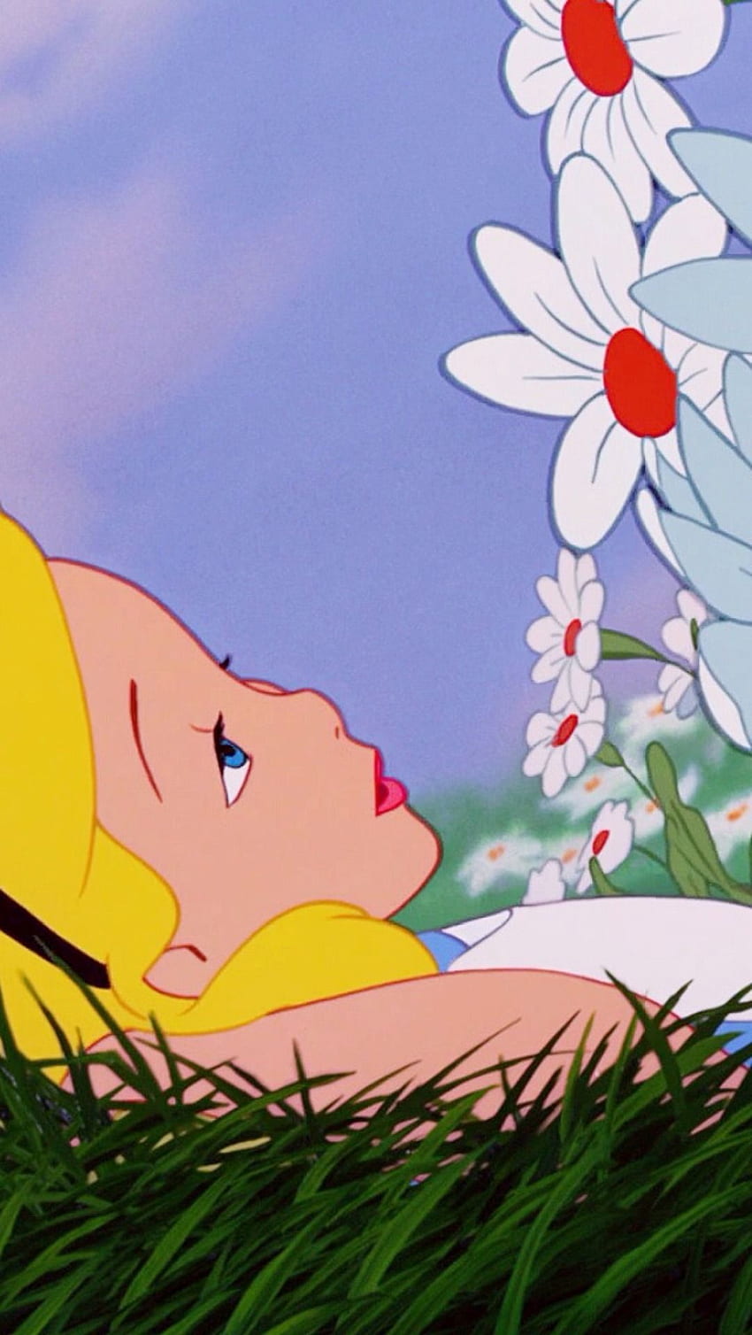 Alice im Wunderland, 1951. Alice im Wunderland Blumen, Alice, Alice im Wunderland Cartoon HD-Handy-Hintergrundbild