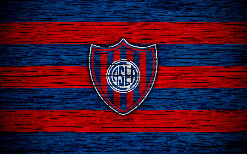 San Lorenzo de Almagro, sanlorenzo, argentin, logo, football Fond d'écran HD