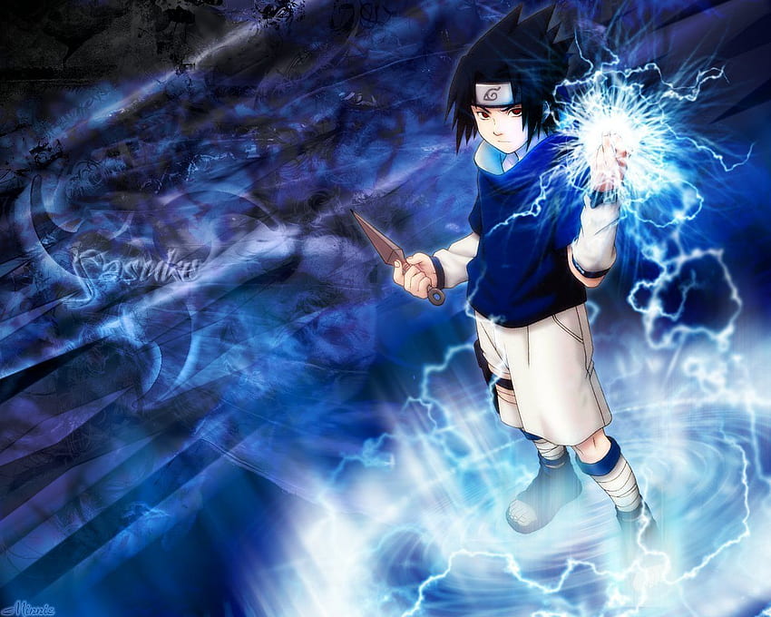 Sasuke 4 Airlines Sasuke And Naruto, Japanese Lightning HD Wallpaper