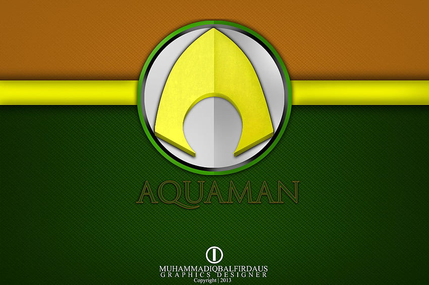 Jla - Aquaman Logo T-Shirt by Brand A - Pixels