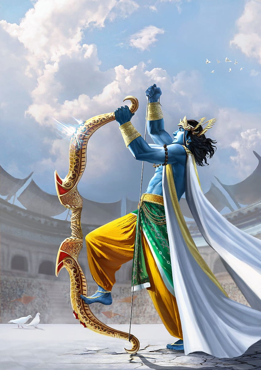 Shri rama, Lord Rama Angry HD phone wallpaper | Pxfuel