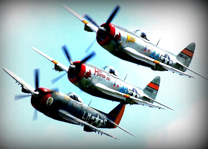 3 P-47 Coups de foudre, p 47, p-47, coup de foudre Fond d'écran HD