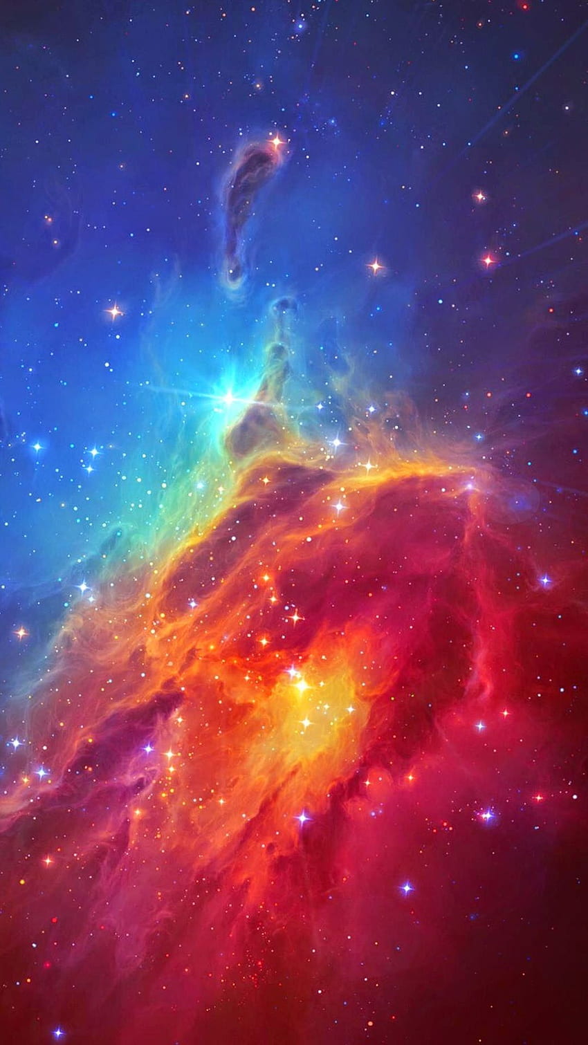 Stunning Colorful Space Nebula iPhone 8 , Nebula Planet HD phone ...