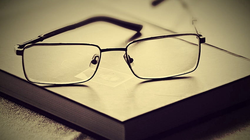 Book, Lenses, Glasses, Spectacles, Frame, Setting HD wallpaper