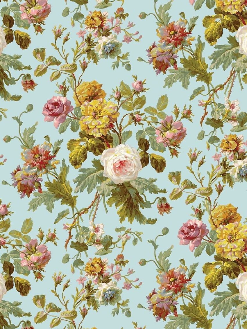 Vintage Floral Pattern Cool [] untuk , Ponsel & Tablet Anda. Jelajahi Bunga Retro . Desain Bunga Antik, Pola Bunga Antik, Bunga Antik wallpaper ponsel HD