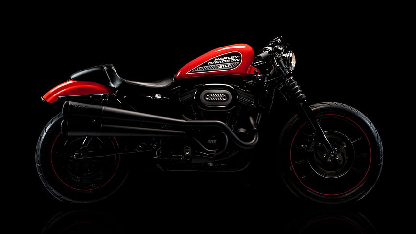 Harley Davidson 883R Sportster Cafe Racer HD wallpaper