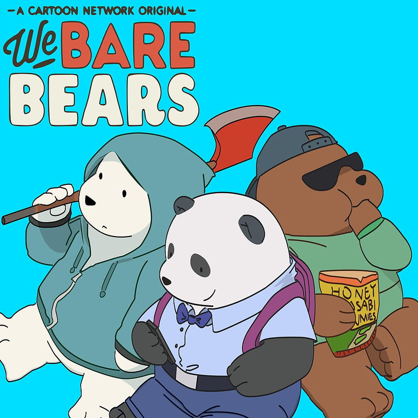 We Bare Bears Laptop Background (Page 1) HD phone wallpaper
