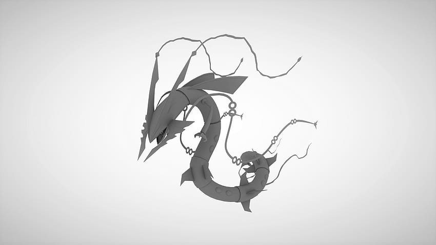 Shiny Rayquaza - Pokémon Fan Art (37443888) - Fanpop