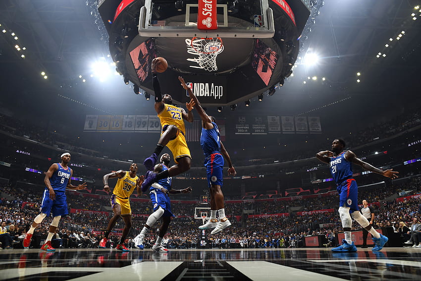 : Lakers At Clippers (10 22 19). Los Angeles Lakers, Staples Center HD wallpaper
