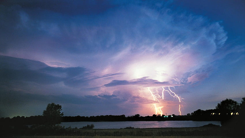 Stormy Skies Lightning . Live HD wallpaper
