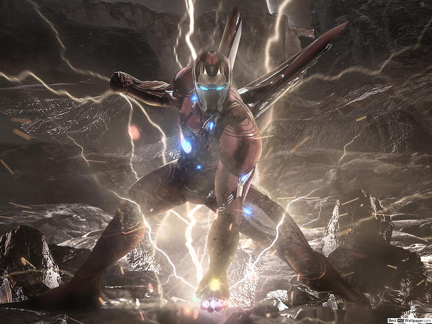 Avengers: Endgame - Iron Man Infinity Stones Güçleri, Iron-Man Endgame HD duvar kağıdı