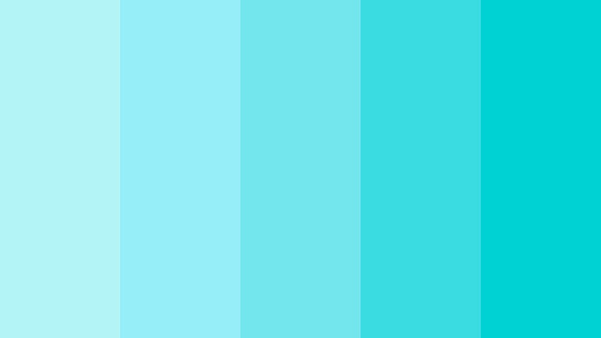 Turquoise Monochromatic Color Scheme Blue HD wallpaper