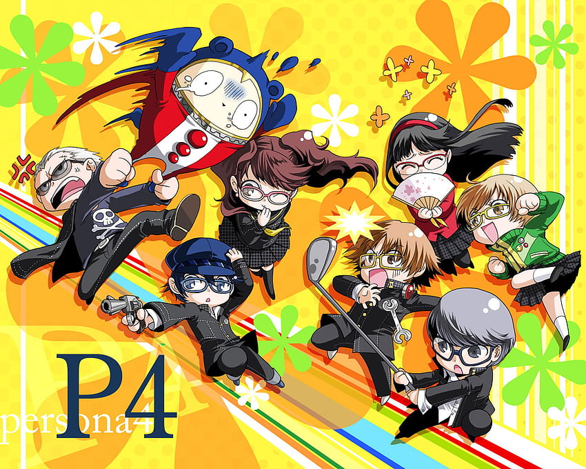 Persona 4 , chibi, Persona series, real people, representation • For You For & Mobile, Cool Persona 4 HD wallpaper