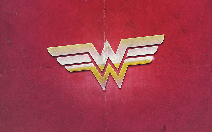 Wonder Woman Zeichen, Wonder Woman Symbol HD-Hintergrundbild