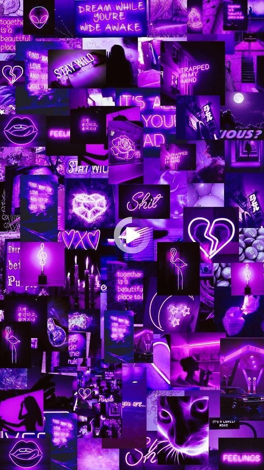 Loockscream Cores in 2021. Purple iphone, iphone neon, Purple, Aesthetic  Retro Purple HD phone wallpaper | Pxfuel