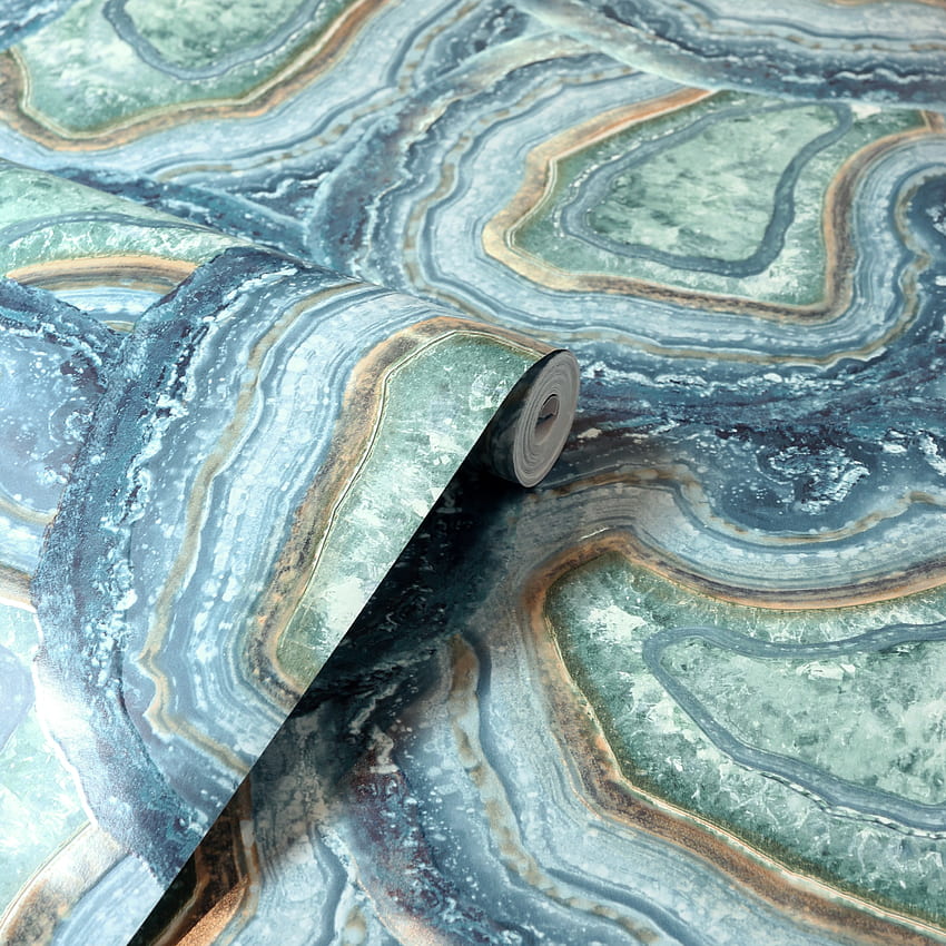 Arthouse Agate Jade Non Woven In The Department At, Green Agate HD wallpaper