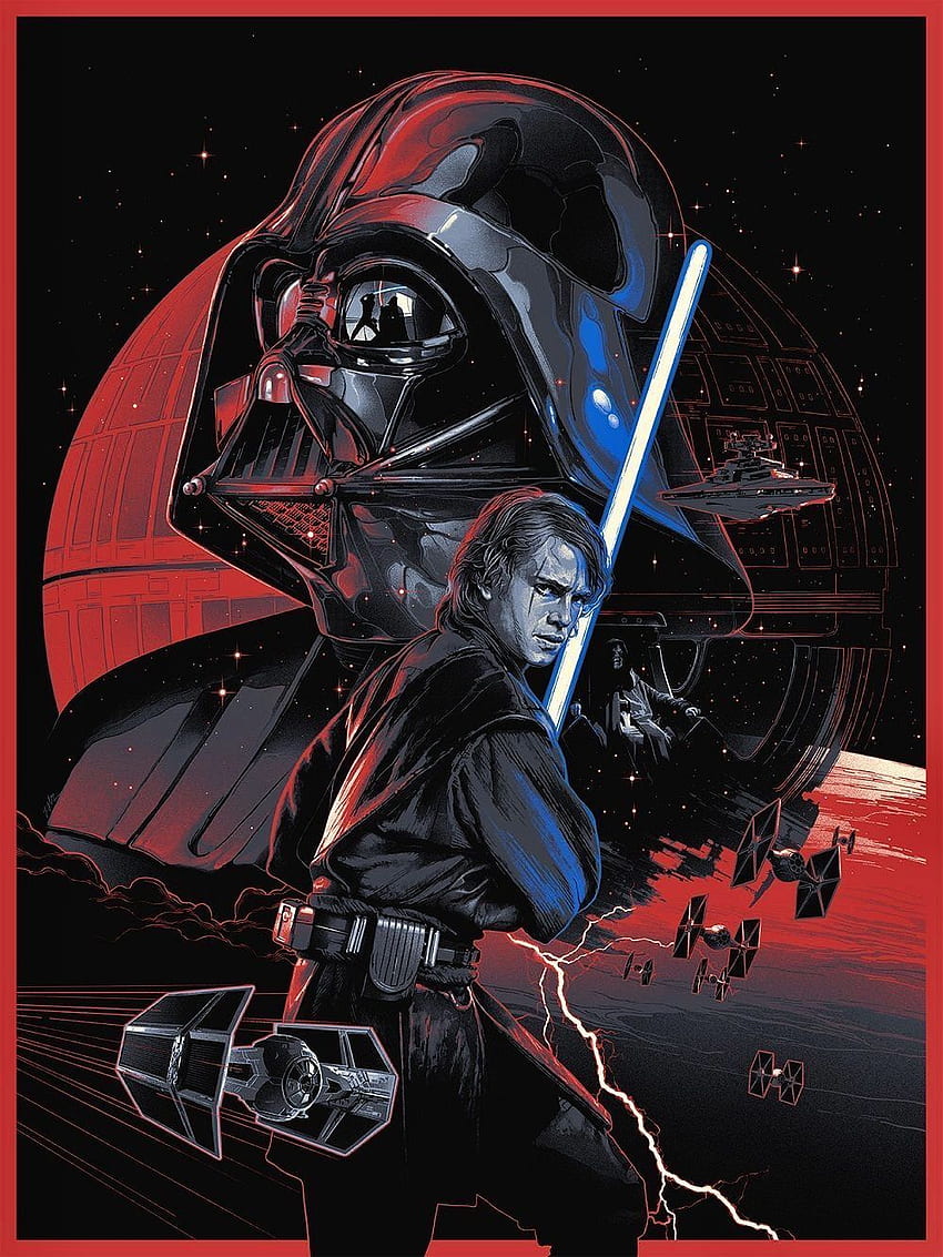 Anakin Skywalker • Darth Vader. Estrella fondo de pantalla del teléfono