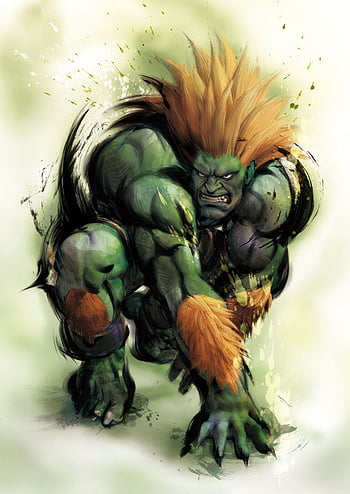 ArtStation - Blanka - Street Fighter Fan Art