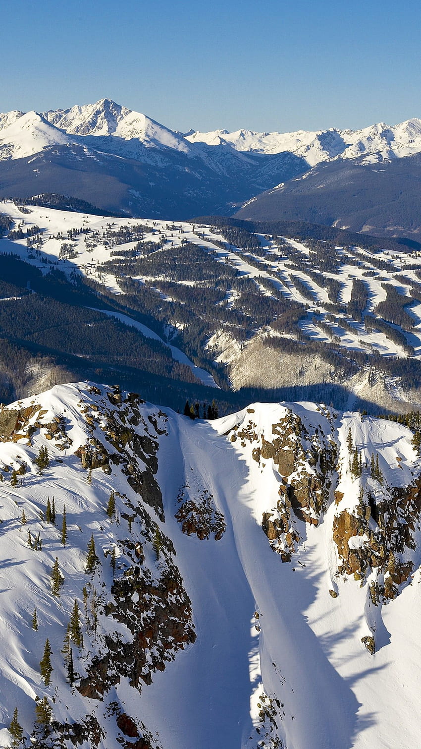Vail, , , Colorado, USA, travel, tourism, mountains, snow, Nature HD phone wallpaper