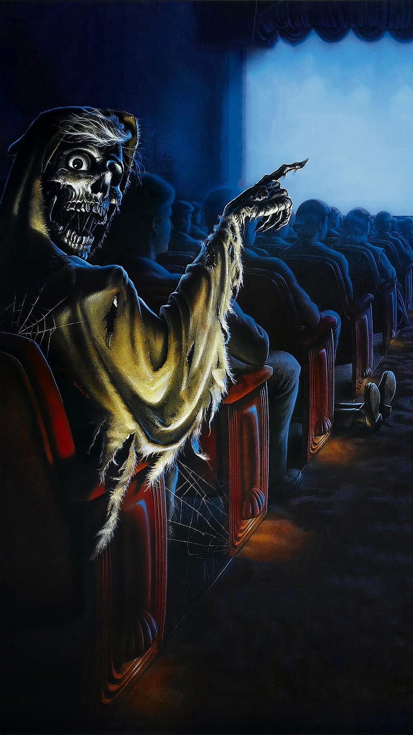크립쇼 2(1987) 전화 . 영화광. 고전 공포 영화 포스터, 고전 공포 영화 괴물, 공포 영화 아이콘 HD 전화 배경 화면