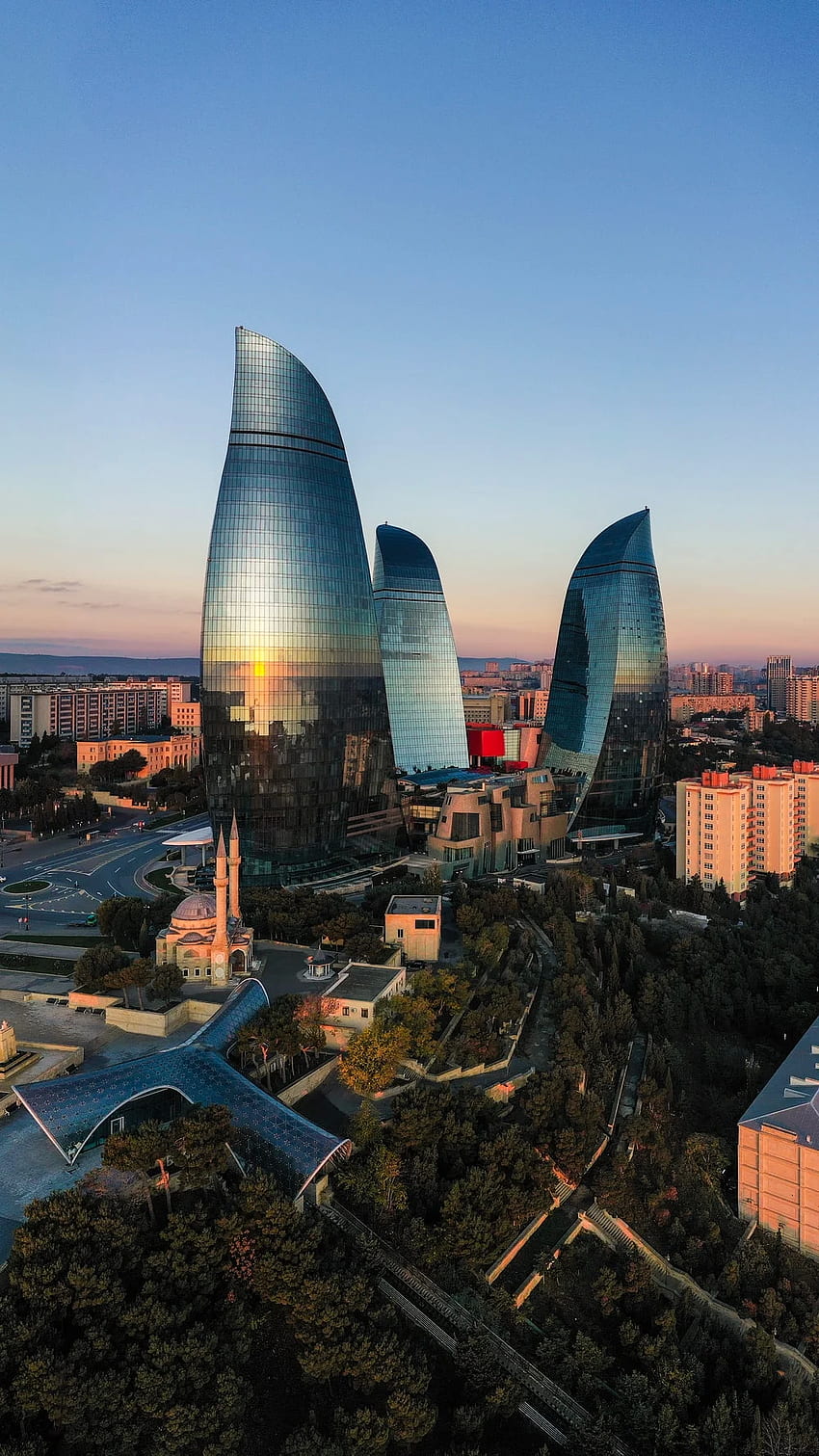 Baku Azerbaijan HD phone wallpaper