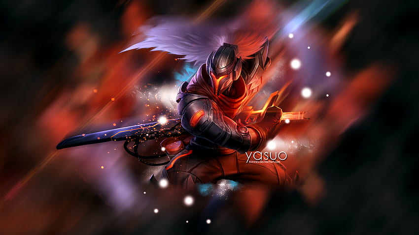 Cosmic Zephyr 'Yasuo' - League of Legends [LOL] 4K wallpaper download